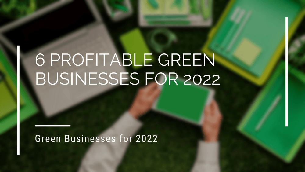 6 Profitable Green Businesses for 2022