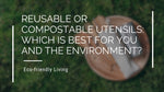 Reusable or Compostable Utensils: Which is Best for You and the Environment?