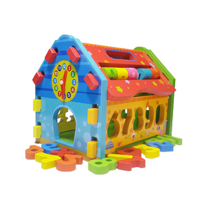 
                  
                    Wooden Activity Play House - Early Education Toy
                  
                
