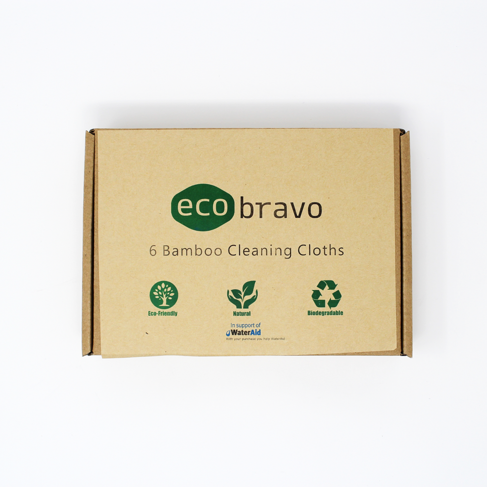 
                  
                    6 Pack 100% Organic Bamboo Dish & Cleaning Cloths Eco-Friendly
                  
                