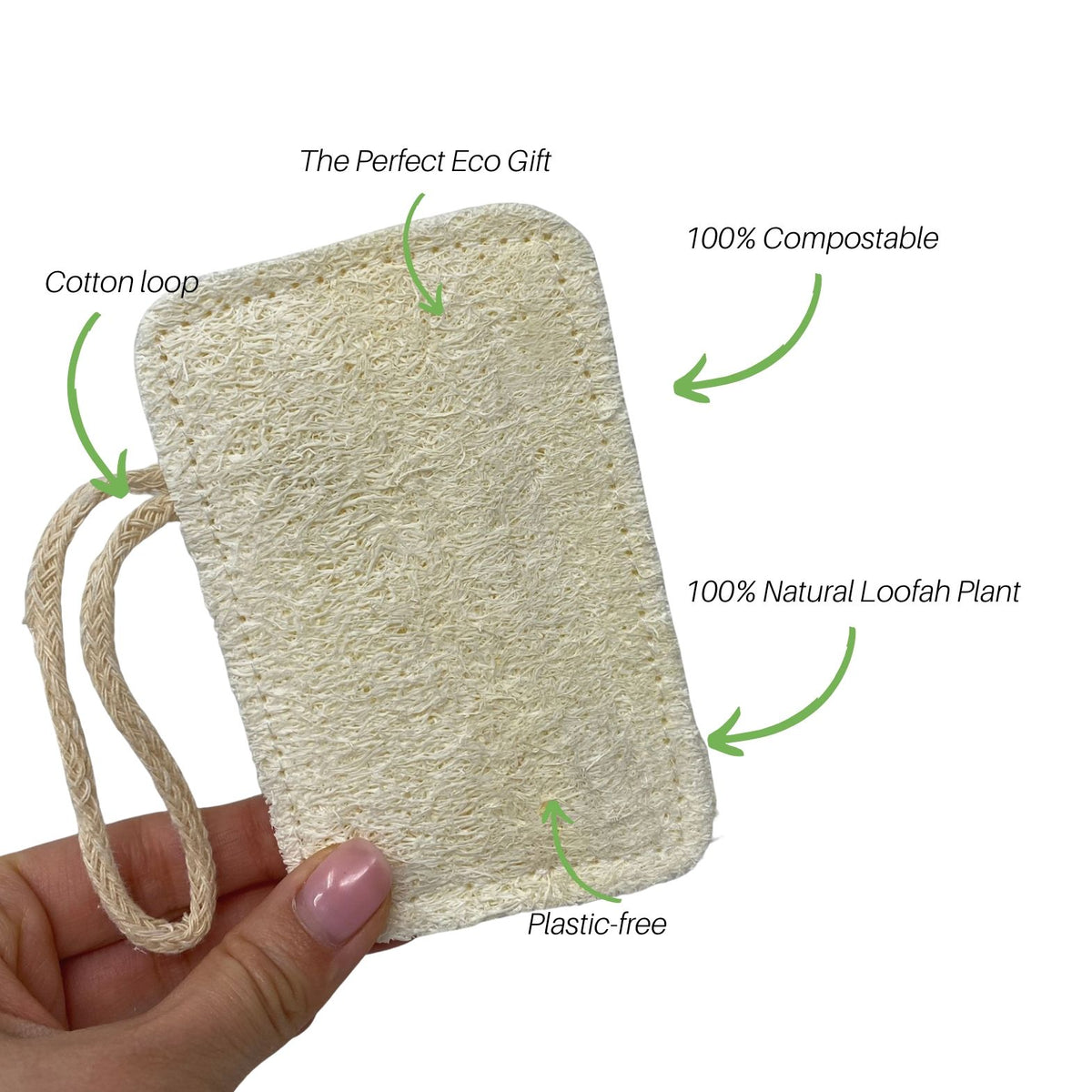 Natural Loofah Dishwashing Sponge (Pack of 5) | Washing Up Sponges ...