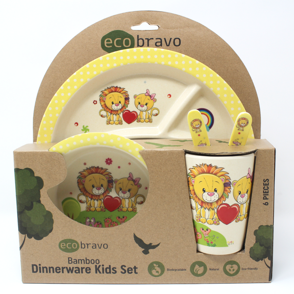 Bamboo childrens dinner set uk hotsell