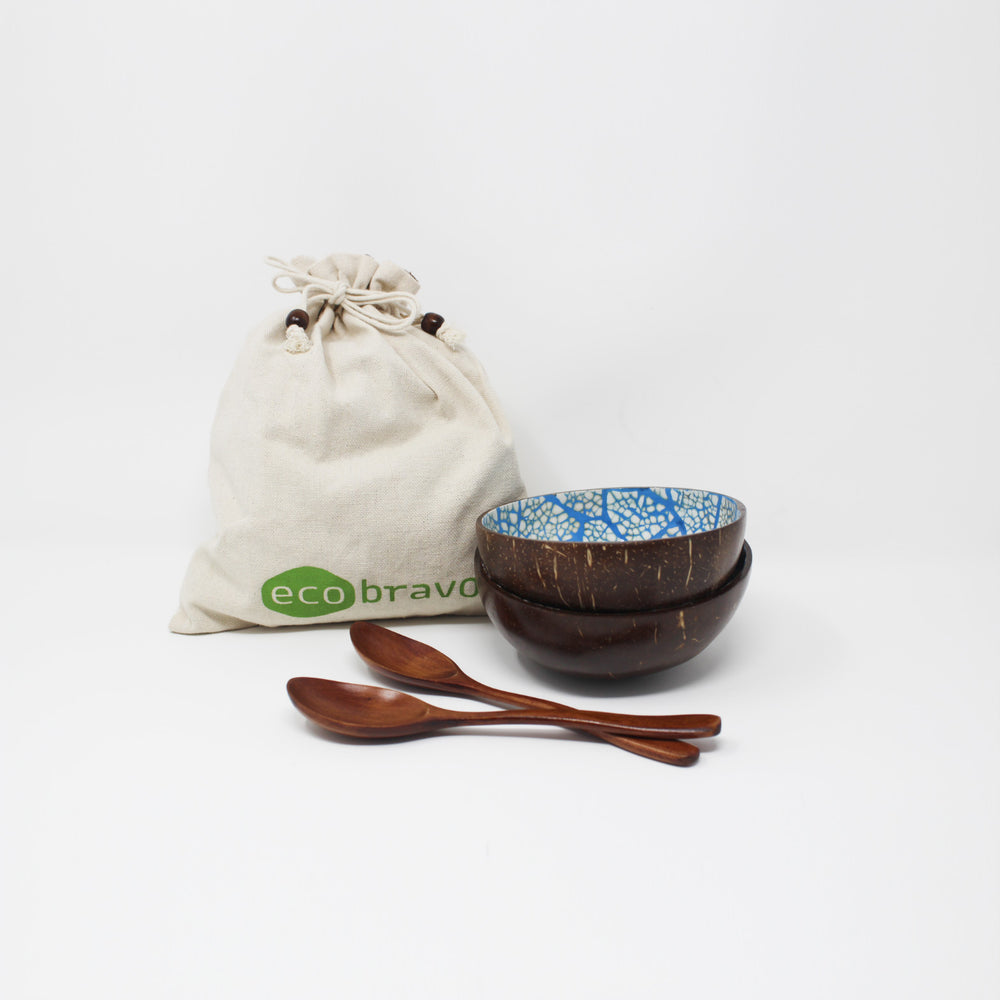 
                  
                    Coconut Bowls Set of 2 + Bonus Reusable Bag
                  
                