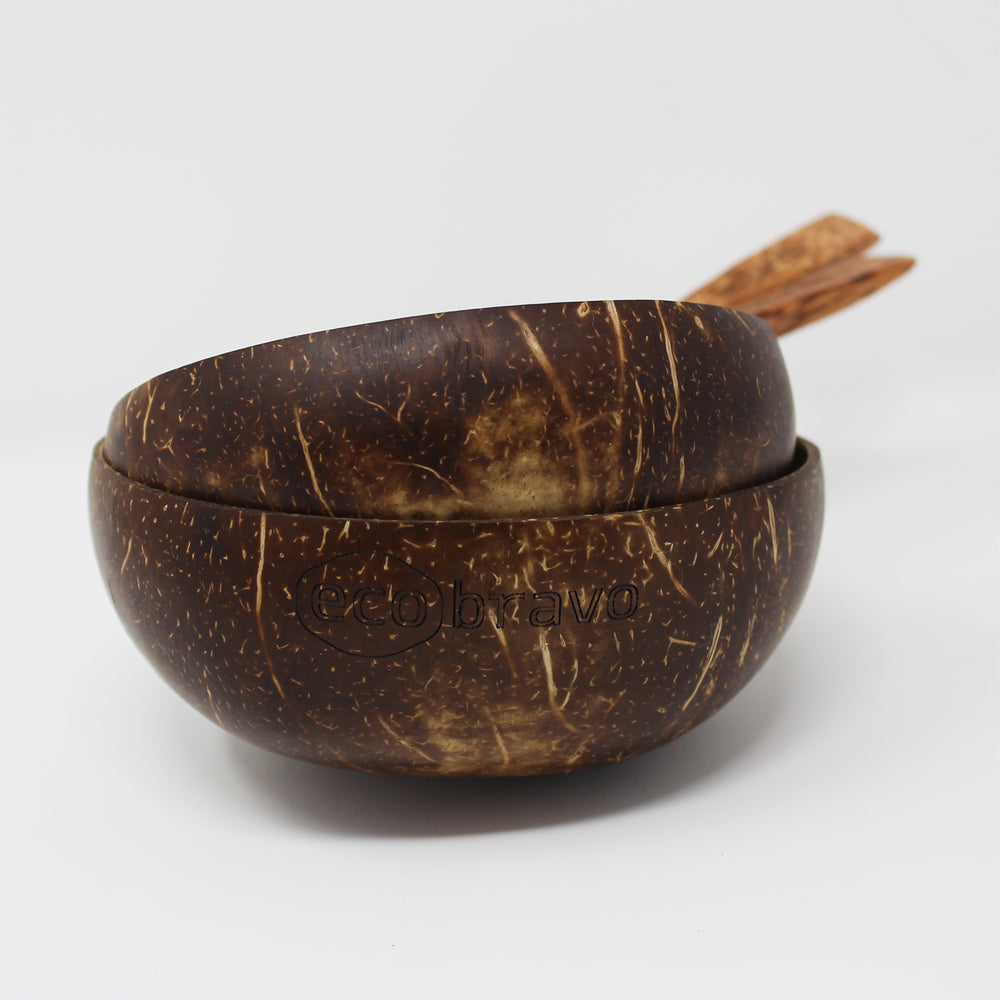 
                  
                    Natural Coconut Bowls with Light Spoons
                  
                