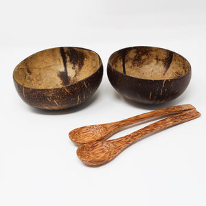 
                  
                    Natural Coconut Bowls with Light Spoons
                  
                