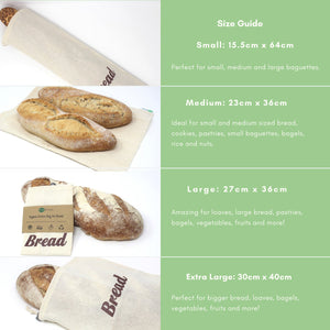 
                  
                    Bread Bag - Size Guide
                  
                