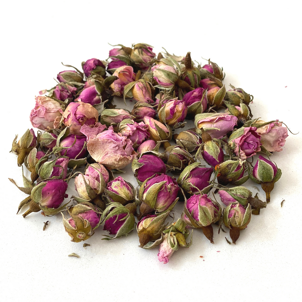 Organic Dried Bulgarian Rose Bud Loose Tea (100g) - Plastic-Free