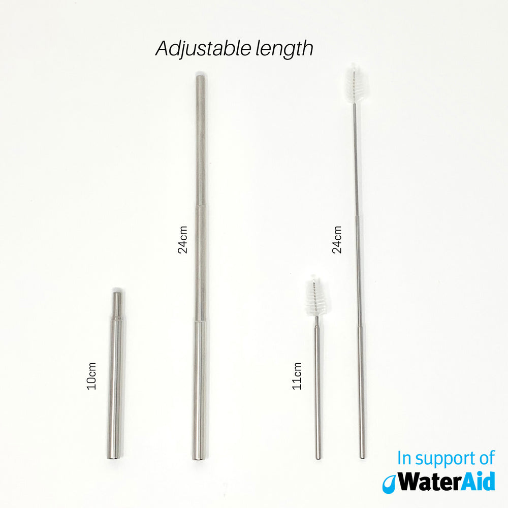 
                  
                    Reusable Stainless Steel Drinking Straws
                  
                